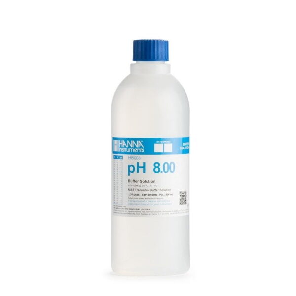 Solución de calibración técnica de pH 8.00 (500 mL)