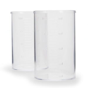 Set de vasos de plástico de 100 mL