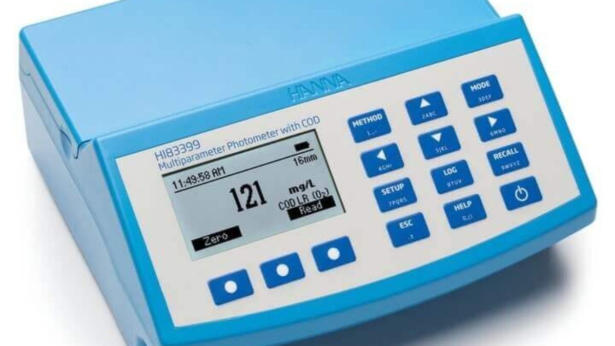 Fotómetro multiparamétrico y medidor de pH para agua y aguas
